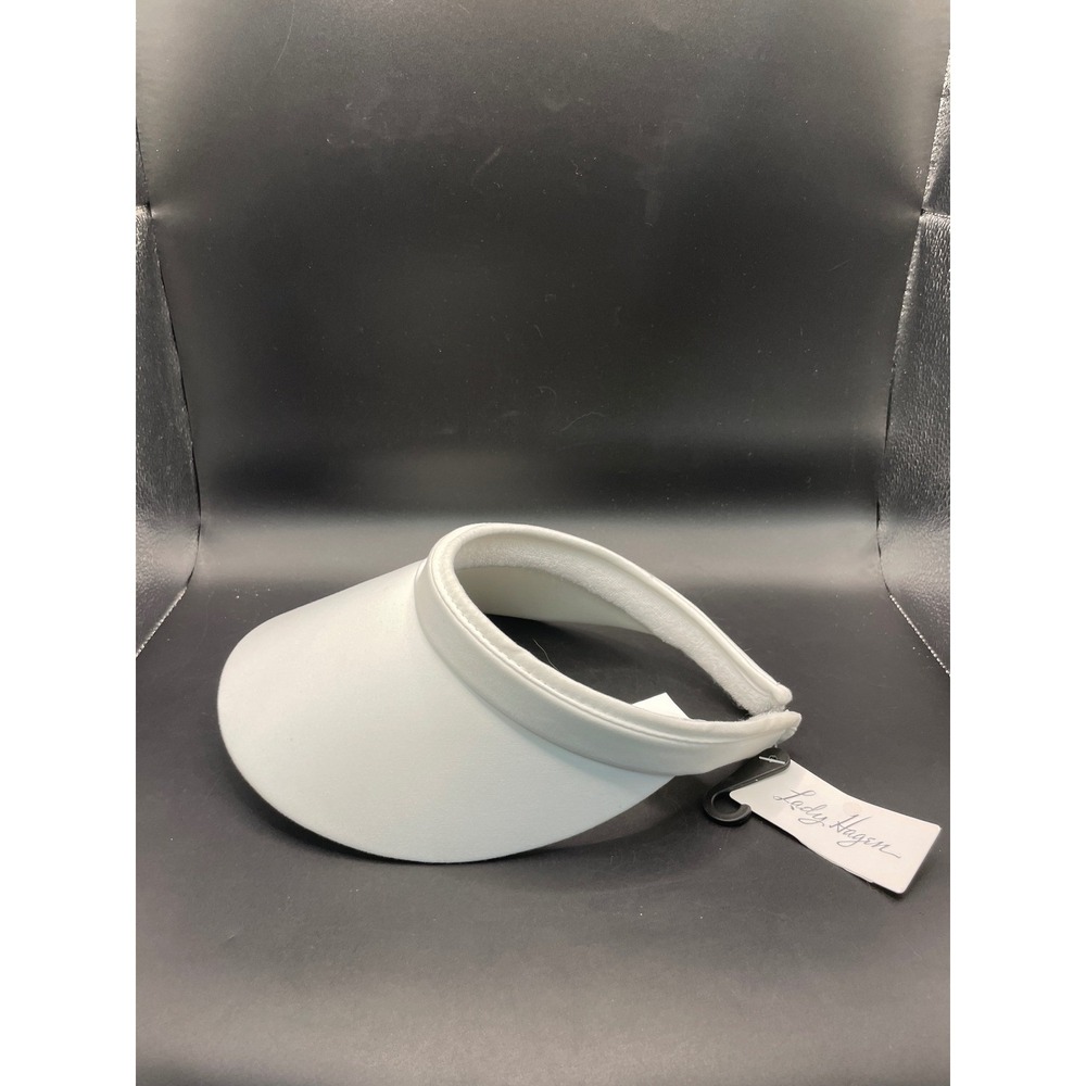 Lady Hagen Womens Clip On Sun Visor White Golf Tennis Hat